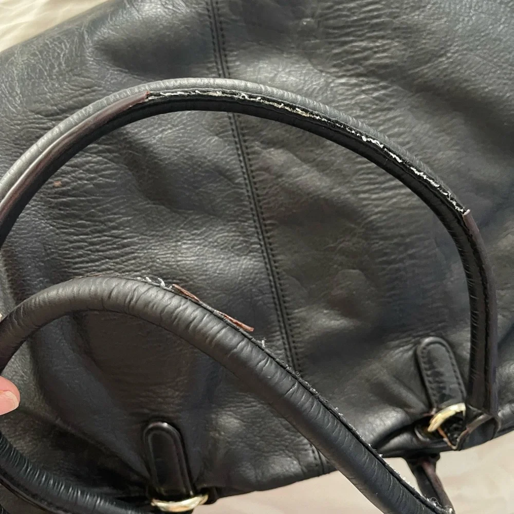 This cute Rebecca Minkoff bag with gold spike hardware. Lightly used - Picture 5 of 6